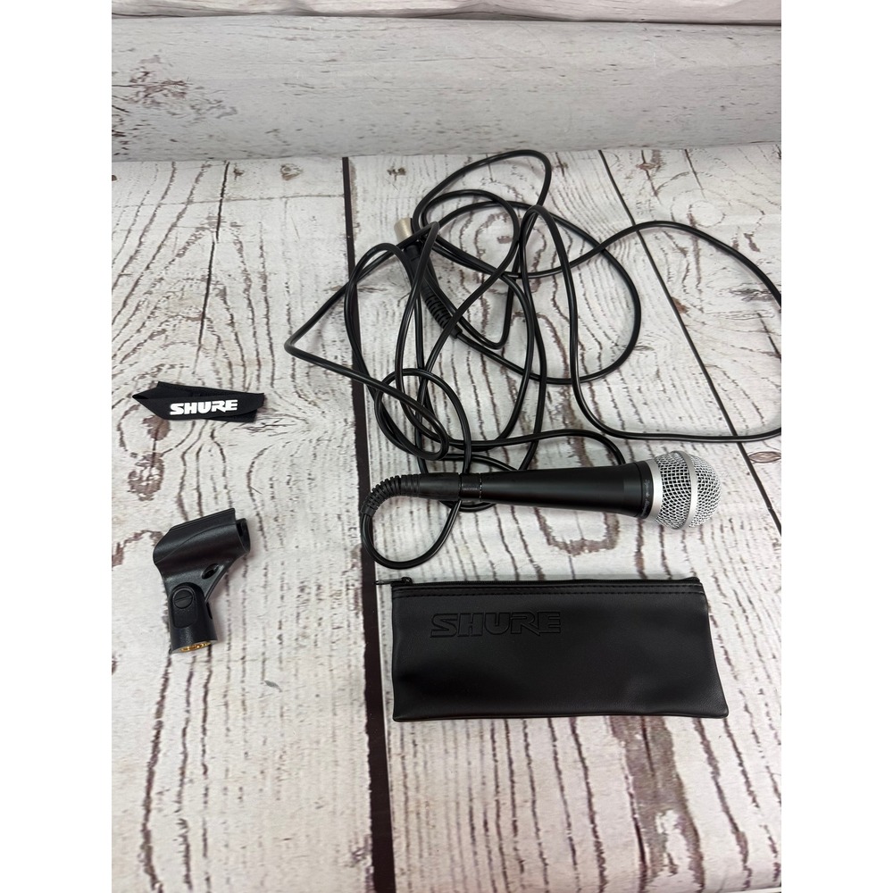 Shure PGA48-XLR Cardioid Dynamic Handheld Vocal Microphone with 15ft XLR Cable